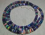 37,4 ct - Top Colors - Natuurlijke Zwarte Opal Kralen -