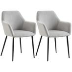 TRUUSK Eetkamerstoelen Set Van 2, Keukenstoel Met Rugleuning, Huis en Inrichting, Stoelen, Verzenden, Nieuw