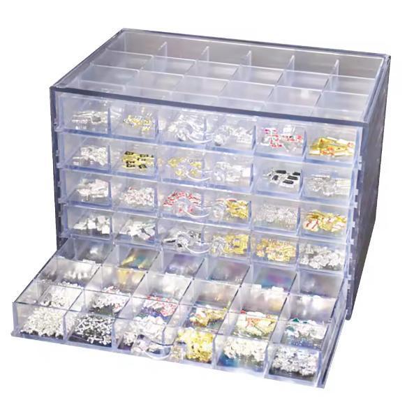 Nail Art Organizer met 5 Lades – 120 Vakken Opbergdoos, Huis en Inrichting, Woonaccessoires | Kisten, Nieuw, Verzenden