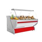 GGM Gastro | Koeltoonbank - 2000mm - met verlichting - Rood, Zakelijke goederen, Horeca | Meubilair en Inrichting, Verzenden, Nieuw in verpakking