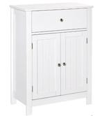 Witte Badkamerkast met Verstelbare Plank – Opbergkast 60×30×, Verzenden, Nieuw