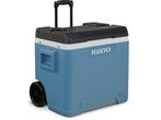 Igloo IP42 - Passieve koelbox - 42 liter - Blauw met wielen, Verzenden, Zo goed als nieuw