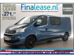 Fiat Talento 1.6 EcoJet L2H1 DC Airco Cruise Cam PDC €271pm, Blauw, Nieuw, Lease, Fiat