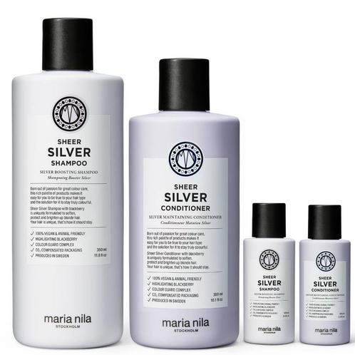 Maria Nila Sheer Silver Shampoo & Conditioner Set, Sieraden, Tassen en Uiterlijk, Uiterlijk | Haarverzorging, Shampoo of Conditioner