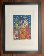 James Rizzi (1950-2011) - Visit my friendly City, original, Antiek en Kunst