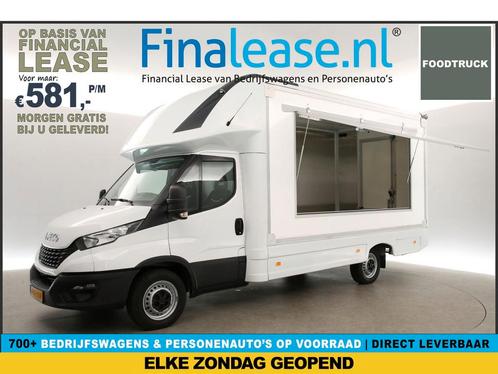 Iveco Daily 35S14 2.3 410 Foodtruck Verkoopwagen €581pm, Auto's, Bestelauto's, Lease, Handgeschakeld, Diesel, Iveco, Wit, Verzenden