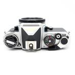 Nikon FE Camera Body Zilver (Occasion) + 1 jaar Garantie, Ophalen of Verzenden, Gebruikt, Spiegelreflex, Nikon