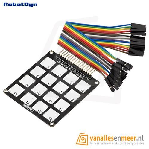 Capacitive Touch Key Pad. 16 keys  4x4 Robotdyn, Hobby en Vrije tijd, Elektronica-componenten, Verzenden
