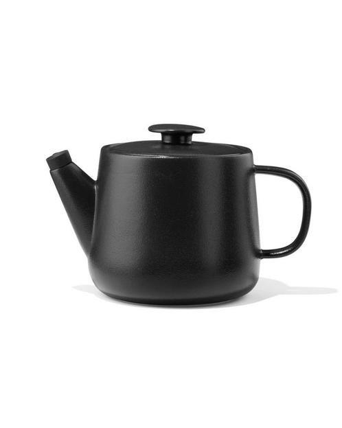 HEMA Theepot Chicago mat zwart 1.7L 6=40% / 4=20% / 2=10%, Hobby en Vrije tijd, Theezakjes, Verzenden