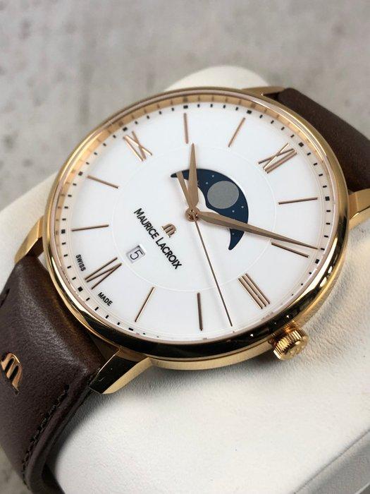 Maurice Lacroix - Eliros Moonphase - Zonder Minimumprijs -, Sieraden, Tassen en Uiterlijk, Horloges | Heren
