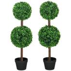 TRUUSK Kunstplanten, Set Van 2 Buxus, 90 Cm Kunstplant, Kuns, Huis en Inrichting, Woonaccessoires | Kunstplanten en Kunstbloemen