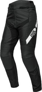 IXS RS-500 1.0 Zwart Wit Leren/Textiele Motorbroek, Motoren, Kleding | Motorkleding, Nieuw met kaartje, Broek | leer, IXS, Heren