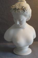 Beeld, White beauty - 26 cm - Parian Ware buste van een, Antiek en Kunst