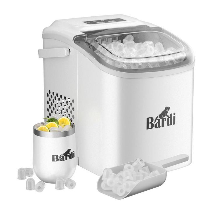 Bardi 1,2 Liter Deluxe IJsblokjesmachine – IJsblokmaker SET, Witgoed en Apparatuur, IJsmachines, Zelfvriezend, Nieuw, Ophalen of Verzenden