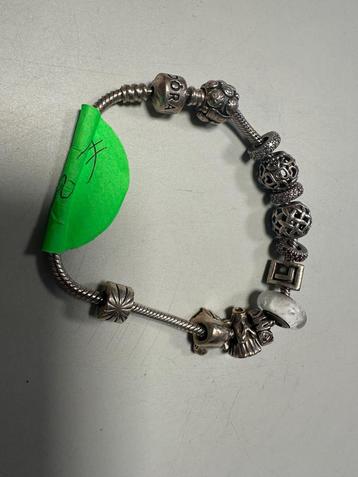 Pandora armband met 10 bedels. beschikbaar voor biedingen