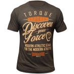 Torque Athletics Discover Your Force T-Shirt Bruin, Nieuw, Torque, Ophalen of Verzenden, Maat 56/58 (XL)