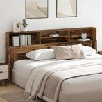 vidaXL Hoofdeinde kas Oud hout 220 x 19 x 101,5 cm Bewerkt, Verzenden, Nieuw, Bruin, Hout
