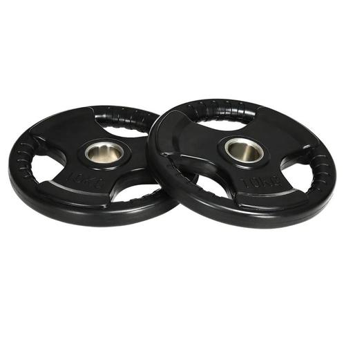 TRUUSK Halterschijven, Set Van 2, 10 Kg Per Schijf, Drie Han, Sport en Fitness, Fitnessmaterialen, Nieuw, Verzenden