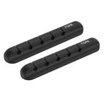 2-Pack Zelfklevende Kabelclips - 5 Clips Kabelbinder, Verzenden, Nieuw