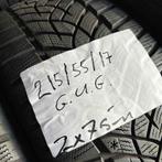 4 x Goodyear UltraGrip 215-55-17 Winterbanden 7,5mm, 17 inch, Band(en), Personenwagen, Gebruikt