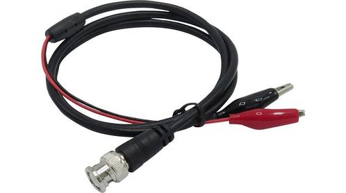 BNC Plug IC Krokodillenbek Meetsnoer 1 m, Auto diversen, Autogereedschap, Nieuw, Verzenden