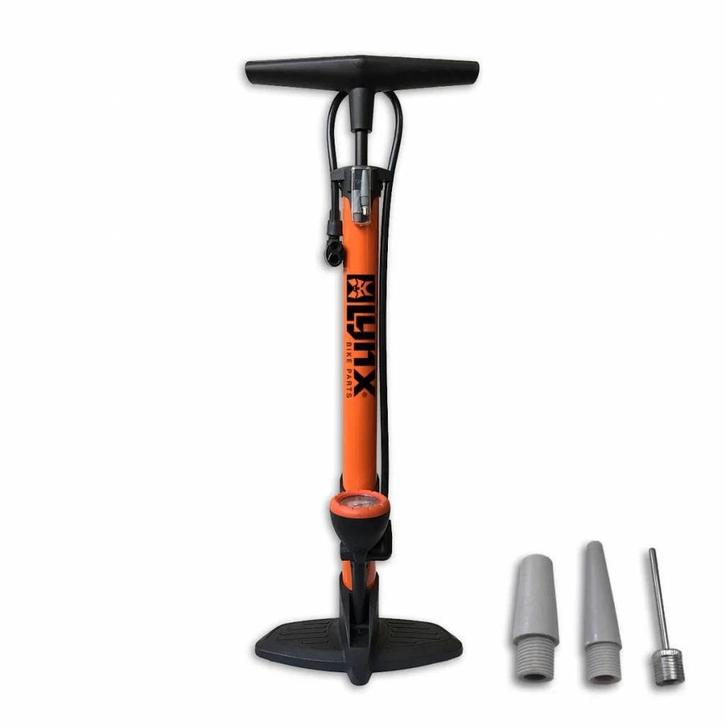 Fietspomp met manometer, Fietsen en Brommers, Fietsaccessoires | Fietspompen, Nieuw, Verzenden