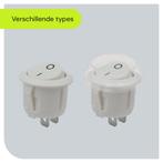 ProRide Wipschakelaar ON/OFF KCD2-202 - 2-pins - Rond 20mm, Doe-het-zelf en Verbouw, Elektra en Kabels, Verzenden, Nieuw