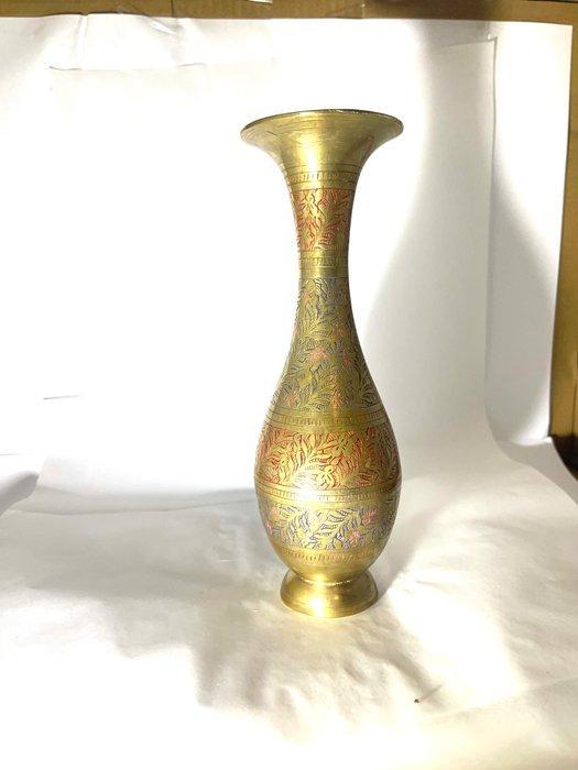 Bloempot - Messing - Oude bloemenvaas, Antiek en Kunst, Curiosa en Brocante