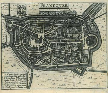 Stadsplattegrond van Franeker