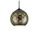 LED Hanglamp 3D - Spectra - Rond - Chroom Glas - E27, Huis en Inrichting, Lampen | Hanglampen, Minder dan 50 cm, Nieuw, Glas, Ophalen of Verzenden
