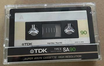 TDK SA90 gebruikte lege cassette band beschikbaar voor biedingen