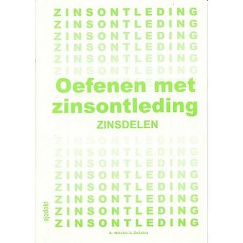 Ajodakt Oefenen met Zinsontleding Zinsdelen (per stuk), Boeken, Schoolboeken, Nieuw, Verzenden