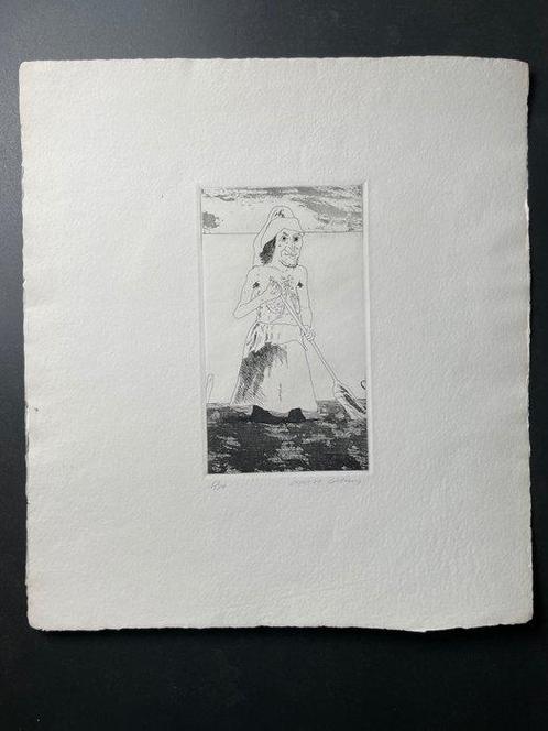 David Hockney (1937) - The enchantress in her garden - from, Antiek en Kunst, Antiek | Overige Antiek