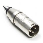 XLR (m) naar tulp (m) adapter | Neutrik (Mono, 3-pin), Audio, Tv en Foto, Audiokabels en Televisiekabels, Verzenden, Nieuw