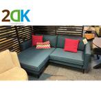 Hoekbank - Frevo - stof Malmo donkerblauw, Huis en Inrichting, Banken | Bankstellen, Ophalen of Verzenden, Nieuw, Rechte bank