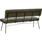 Leren eetkamerbank Solid - Granada Moss (olijf/groen) -, Huis en Inrichting, Stoelen, Nieuw, Leer, Ophalen of Verzenden, Eén