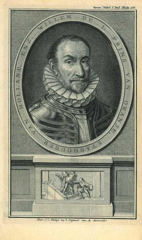 Portrait of William I, Prince of Orange, Antiek en Kunst, Kunst | Etsen en Gravures