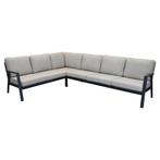 Barolo hoek loungeset 4 delig aluminium antraciet, Tuin en Terras, Tuinsets en Loungesets, Ophalen of Verzenden, Nieuw, Aluminium