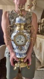 Tafelklok Empirestijl - Verguld brons - 1910-1920 - Prachtig, Antiek en Kunst, Antiek | Klokken