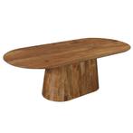 Salontafel Mangohout Mick Capsule 120 cm, Verzenden, Nieuw, Industriële meubels, Overige vormen