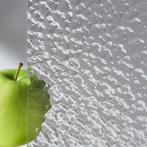 Enkel glas figuurglas Byzantijn / Viool (fijn) blank 4mm, Doe-het-zelf en Verbouw, Glas en Ramen, Ophalen of Verzenden, Nieuw