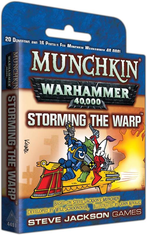 Munchkin Warhammer 40K - Storming the Warp | Steve Jackson, Hobby en Vrije tijd, Gezelschapsspellen | Kaartspellen, Nieuw, Verzenden