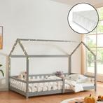 Kinderbed Hesel huisbed met matras en uitvalbeveiliging 120x, Kinderen en Baby's, Kinderkamer | Bedden, Verzenden, Nieuw