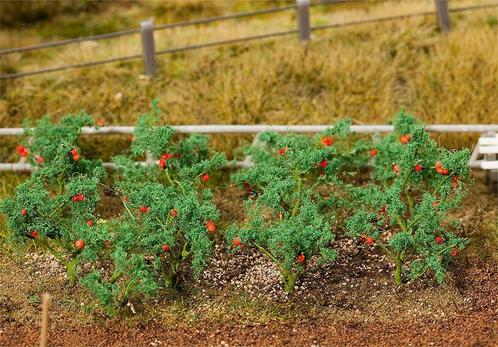 Faller - 18 Tomatenplanten (Geen echte planten), Hobby en Vrije tijd, Modeltreinen | Overige schalen, Gelijkstroom of Wisselstroom