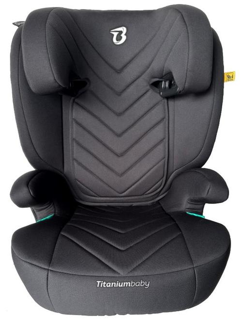 Titaniumbaby Vidar Zwart 100-150 cm i-Size Autostoel TB-5907, Kinderen en Baby's, Autostoeltjes, Nieuw, Autogordel, 15 t/m 36 kg