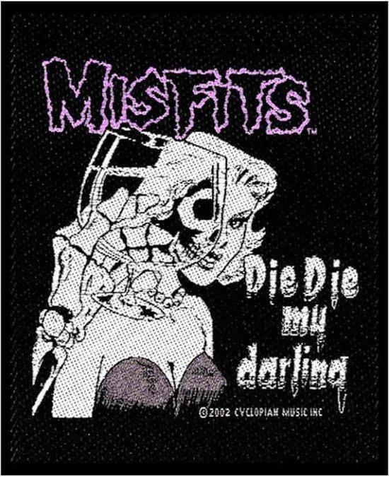 Misfits - Die Die My Darling - Patch officiële merchandise, Verzamelen, Muziek, Artiesten en Beroemdheden, Kleding, Nieuw, Ophalen of Verzenden