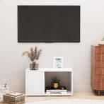 vidaXL Tv-meubel 60x24x32 cm bewerkt hout wit, Verzenden, Nieuw, 50 tot 100 cm, Minder dan 25 cm