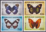 Gabon - 1981 - Vlinders - Postfris, Postzegels en Munten, Postzegels | Thematische zegels, Verzenden, Postfris, Dier of Natuur