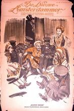 Spotprent over geheim contact tussen Duitsland en Zweden..., Antiek en Kunst, Kunst | Litho's en Zeefdrukken, Verzenden