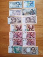 Frankrijk. - 14 banknotes - various dates  (Zonder, Postzegels en Munten